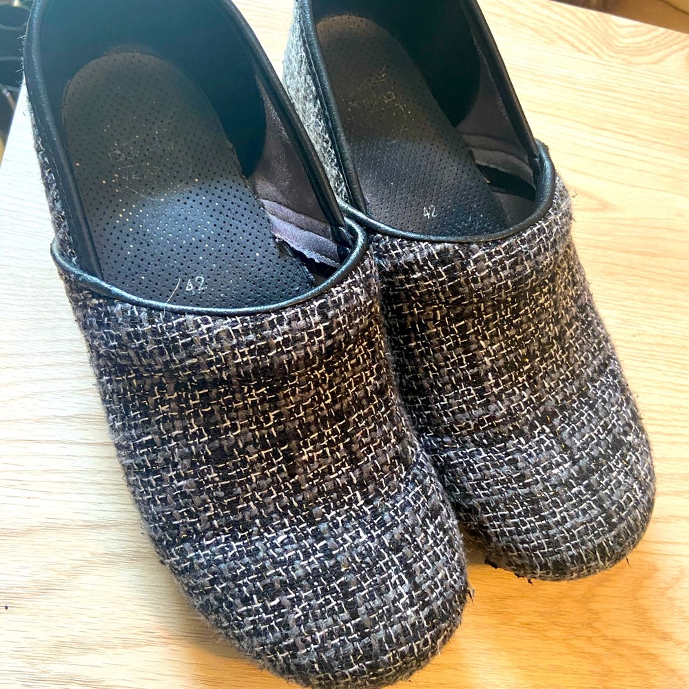 Dansko Professional Clogs in tweed print